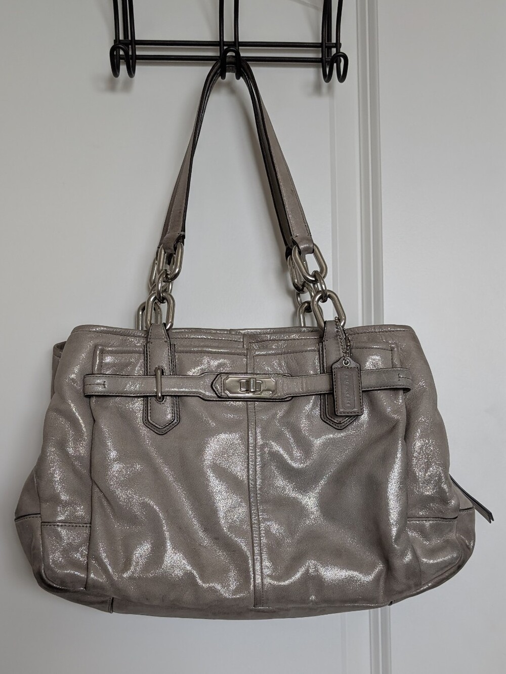 Coach Chelsea Metallic Carryall
